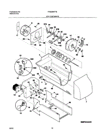 17 - Ice Container parts for Frigidaire Refrigerator FRS26HF7BQ1 from AppliancePartsPros.com