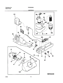 11 - Controls parts for Frigidaire Refrigerator FRS26HR4AB3 from AppliancePartsPros.com