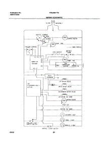 20 - Wiring Schematic parts for Frigidaire Refrigerator FRS26HF7BB0 from AppliancePartsPros.com