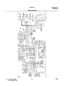 21 - Wiring Diagram parts for Frigidaire Refrigerator FRS26H7CW1 from AppliancePartsPros.com