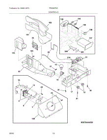 11 - Controls parts for Frigidaire Refrigerator FRS26KF5CB3 from AppliancePartsPros.com