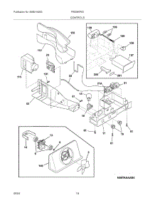 11 - Controls parts for Frigidaire Refrigerator FRS26KF6DW1 from AppliancePartsPros.com