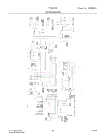 23 - Wiring Diagram parts for Frigidaire Refrigerator FRS26KF6EBF from AppliancePartsPros.com