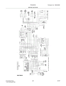 23 - Wiring Diagram parts for Frigidaire Refrigerator FRS26KF6EM7 from AppliancePartsPros.com