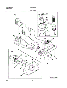 11 - Controls parts for Frigidaire Refrigerator FRS26KR4AB3 from AppliancePartsPros.com