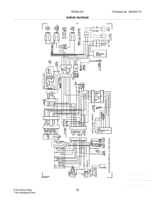 23 - Wiring Diagram parts for Frigidaire Refrigerator FRS26LR5CQ0 from AppliancePartsPros.com