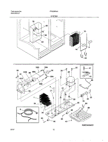 13 - System parts for Frigidaire Refrigerator FRS26R4AQ1 from AppliancePartsPros.com