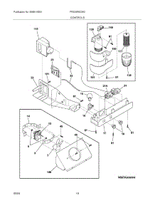 11 - Controls parts for Frigidaire Refrigerator FRS26RBCW2 from AppliancePartsPros.com