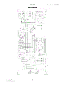 25 - Wiring Diagram parts for Frigidaire Refrigerator FRS26TS7DB1 from AppliancePartsPros.com