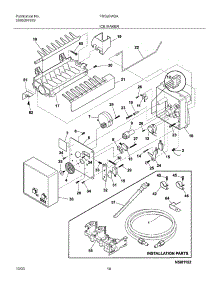 19 - Ice Maker parts for Frigidaire Refrigerator FRS26W2AW7 from AppliancePartsPros.com