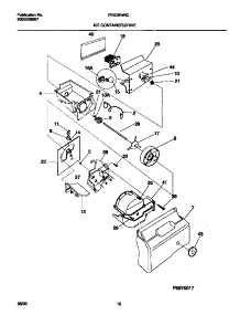 09 - Ice Container / Drive parts for Frigidaire Refrigerator FRS26WNCD0 from AppliancePartsPros.com