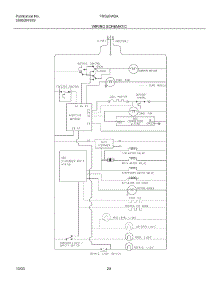 20 - Wiring Schematic parts for Frigidaire Refrigerator FRS26W2AW7 from AppliancePartsPros.com