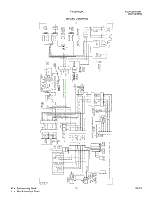 21 - Wiring Diagram parts for Frigidaire Refrigerator FRS26W2AW7 from AppliancePartsPros.com