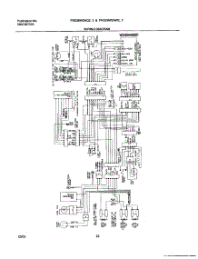 22 - Wiring Diagram parts for Frigidaire Refrigerator FRS26W2AW4 from AppliancePartsPros.com