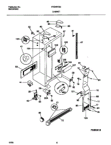 04 - Cabinet parts for Frigidaire Refrigerator FRS26XGCD3 from AppliancePartsPros.com