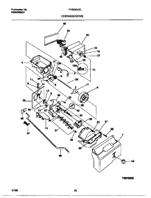 09 - Container / Drive parts for Frigidaire Refrigerator FRS26XGCD3 from AppliancePartsPros.com
