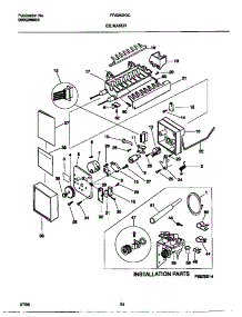 10 - Ice Maker parts for Frigidaire Refrigerator FRS26XGCD3 from AppliancePartsPros.com