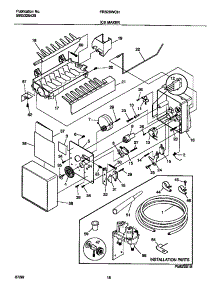10 - Ice Maker parts for Frigidaire Refrigerator FRS26WGHD3 from AppliancePartsPros.com