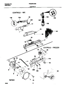 06 - Controls parts for Frigidaire Refrigerator FRS26ZNJSB0 from AppliancePartsPros.com