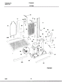 12 - System parts for Frigidaire Refrigerator FRS26ZNHW5 from AppliancePartsPros.com