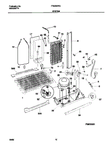 07 - System parts for Frigidaire Refrigerator FRS26ZRGWA from AppliancePartsPros.com