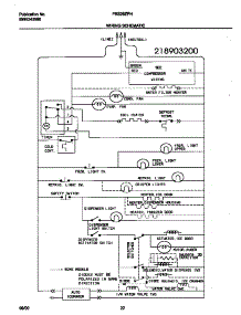 11 - Wiring Schematic parts for Frigidaire Refrigerator FRS26ZPHW3 from AppliancePartsPros.com