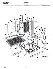 07 - System parts for Frigidaire Refrigerator FRS26ZXHD0 from AppliancePartsPros.com