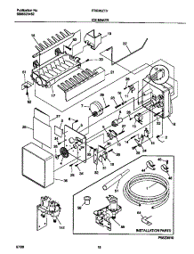 10 - Ice Maker parts for Frigidaire Refrigerator FRS26ZTHB1 from AppliancePartsPros.com