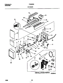 10 - Ice Maker parts for Frigidaire Refrigerator FRS28ZGEB0 from AppliancePartsPros.com