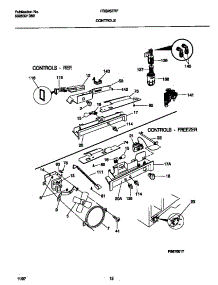 07 - Controls parts for Frigidaire Refrigerator FRS28ZRFD0 from AppliancePartsPros.com