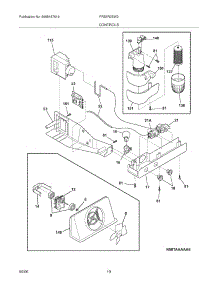 11 - Controls parts for Frigidaire Refrigerator FRS3R3EW2 from AppliancePartsPros.com