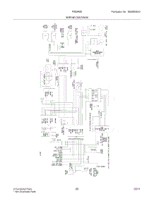 23 - Wiring Diagram parts for Frigidaire Refrigerator FRS3R5EMBL from AppliancePartsPros.com