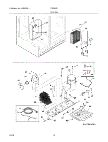13 - System parts for Frigidaire Refrigerator FRS3R5EMBD from AppliancePartsPros.com