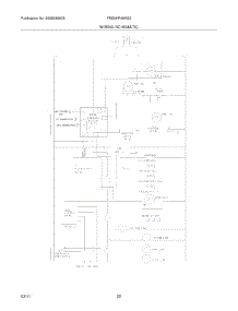 22 - Wiring Schematic parts for Frigidaire Refrigerator FRS6HR45KS3 from AppliancePartsPros.com