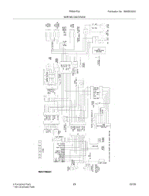 23 - Wiring Diagram parts for Frigidaire Refrigerator FRS6HR5JQ0 from AppliancePartsPros.com