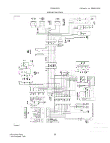 25 - Wiring Diagram parts for Frigidaire Refrigerator FRS6L9EESS5 from AppliancePartsPros.com