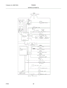 22 - Wiring Schematic parts for Frigidaire Refrigerator FRS6R5ESBA from AppliancePartsPros.com