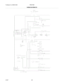 22 - Wiring Schematic parts for Frigidaire Refrigerator FRSHT5EFW4 from AppliancePartsPros.com