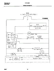 06 - Wiring Schematic parts for Frigidaire Refrigerator FRT13GRHD1 from AppliancePartsPros.com