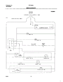 12 - Wiring Schematic parts for Frigidaire Refrigerator FRT15G4AQ0 from AppliancePartsPros.com