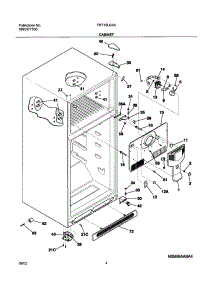 05 - Cabinet parts for Frigidaire Refrigerator FRT15LG3AQ1 from AppliancePartsPros.com