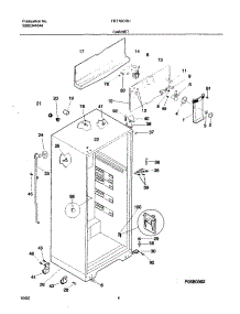 05 - Cabinet parts for Frigidaire Refrigerator FRT16CRHZ4 from AppliancePartsPros.com