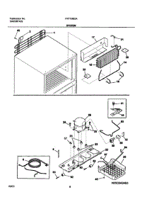 09 - System parts for Frigidaire Refrigerator FRT15IB3AW3 from AppliancePartsPros.com