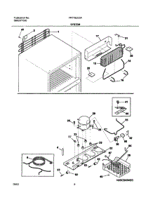 09 - System parts for Frigidaire Refrigerator FRT15LG3AQ1 from AppliancePartsPros.com