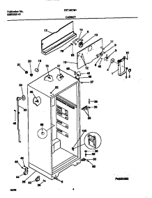 03 - Cabinet parts for Frigidaire Refrigerator FRT16CNHD0 from AppliancePartsPros.com