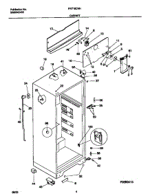 03 - Cabinet parts for Frigidaire Refrigerator FRT16CNHD5 from AppliancePartsPros.com
