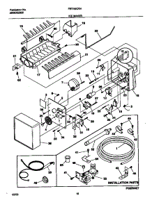 06 - Ice Maker parts for Frigidaire Refrigerator FRT16ICRHW2 from AppliancePartsPros.com