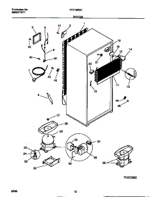 05 - System parts for Frigidaire Refrigerator FRT16RSCW1 from AppliancePartsPros.com