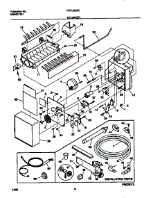 06 - Ice Maker parts for Frigidaire Refrigerator FRT16ICRHD0 from AppliancePartsPros.com