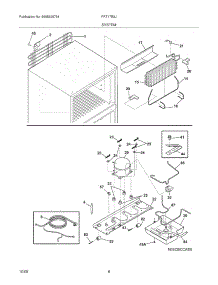 09 - System parts for Frigidaire Refrigerator FRT17B3JZ3 from AppliancePartsPros.com